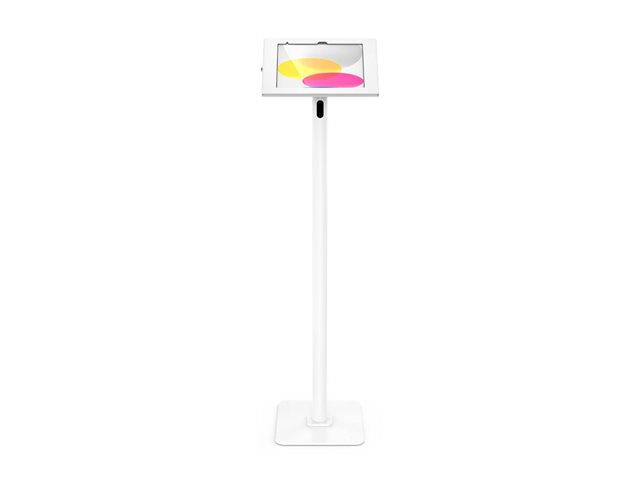 Compulocks Apex - Mounting kit (enclosure, stand) - for tablet - lockable - high-grade aluminium, metal frame - white - floor mountable, free-standing - for Apple iPad A16 Wi-Fi, A16 Wi-Fi + Cellular