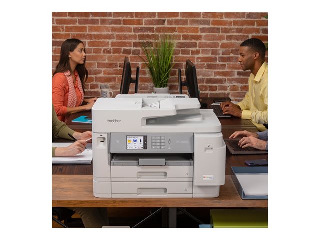 Brother MFC-J5955DW - Multifunction printer - colour - ink-jet - A3/Ledger (media) - up to 25 ppm (copying) - up to 30 ppm (printing) - 600 sheets - 33.6 Kbps - USB 2.0, LAN, Wi-Fi(n), NFC, USB 2.0 host
