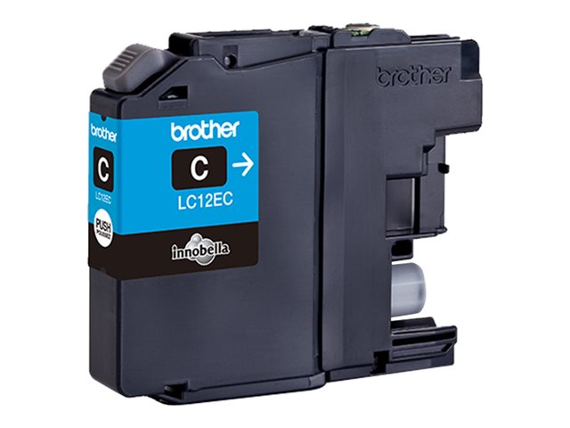 Brother LC12EC - XL Capacity - cyan - original - ink cartridge - for Brother MFC-J6925DW