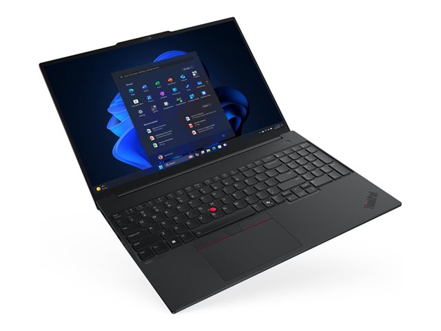 Lenovo ThinkPad E16 Gen 3 22AY - Copilot+ PC - 180-degree hinge design - Intel Core Ultra 5 - 226V / up to 4.5 GHz - Win 11 Pro - Arc Graphics 130V - 16 GB RAM - 512 GB SSD TCG Opal Encryption 2, NVMe - 16\" IPS 1920 x 1200 - Gigabit Ethernet - Wi-Fi 6E, Bluetooth - black - kbd: Belgium - with 2 Years Lenovo Depot Support, CO2 Offset 0.2 ton (3rd Gen)