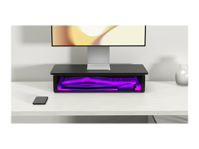 Kensington UVStand Monitor Stand with UV Sanitization Compartment - Monitor stand with drawer