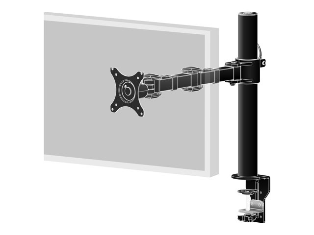 Iiyama DS1001C-B1 - Mounting kit - adjustable arm - for Monitor - black - screen size: 10\"-30\" - desk-mountable - for ProLite E2783QSU-B1, XU2495WSU-B1, XUB2495WSU-B1