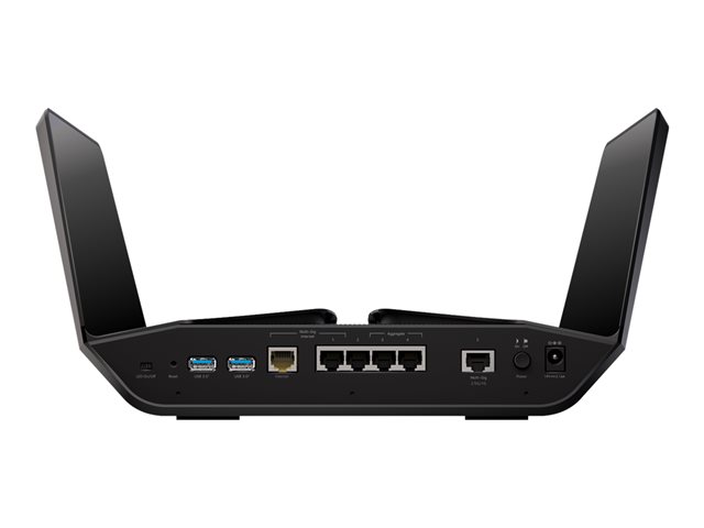 NETGEAR Nighthawk RAXE500 - Wireless router 4-port switch - 1GbE, 2.5GbE - Wi-Fi 6E - Multi-Band