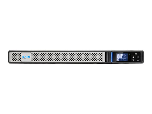 Eaton 5P 1550iR - Gen 2 - UPS (rack-mountable) - AC 200/208/220/230/240 V - 1350 Watt - 1550 VA - 1-phase - 9 Ah - RS-232, USB - output connectors: 6 - 1U - 19\" - black/silver - with Network Card-MS