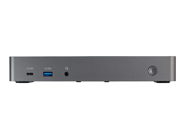 StarTech.com USB-C & USB-A Dock, Hybrid Universal Triple Monitor Laptop Docking Station w/ DisplayPort & HDMI 4K 60Hz, 85W Power Delivery, 6x USB Hub, Ethernet, Audio, USB 3.1 Gen 2 10Gbps - Multi-Monitor Dock (DK31C3HDPDUE) - Docking station - USB-C - 3 x HDMI, 3 x DP - 1GbE - 85 Watt