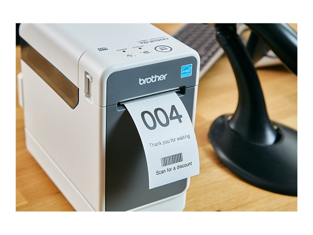 Brother TD-2125NWB - Label printer - direct thermal - Roll (6.3 cm) - 203 dpi - up to 152.4 mm/sec - Bluetooth 5.2, serial, USB 2.0, LAN, Wi-Fi(n), USB 2.0 host