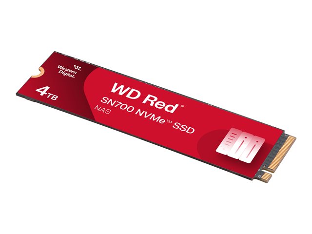 WD Red SN700 - SSD - 4 TB - internal - M.2 2280 - PCIe 3.0 x4 (NVMe)