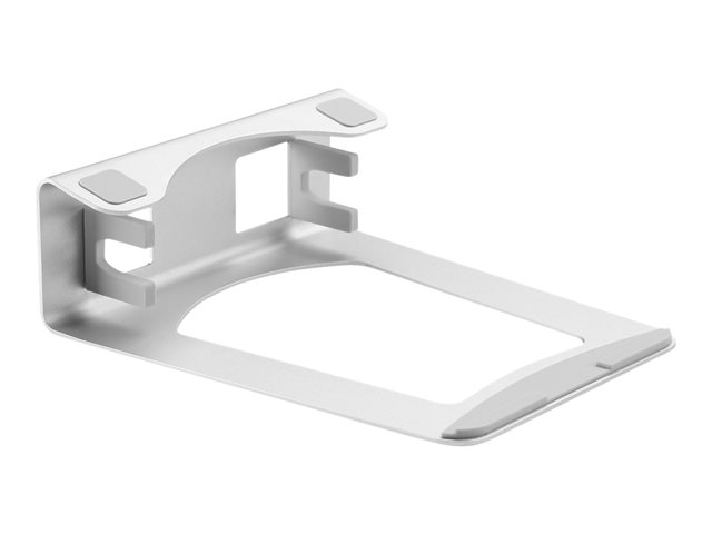 StarTech.com Laptop Stand, 2-in-1 Laptop Riser Stand or Vertical Stand, Ideal for Ultrabooks & MacBook Pro/Air up to 15\", Ergonomic Angled Notebook Holder for Office Desk, Silver, Aluminum - Elevated Laptop Stand - Notebook stand - desktop - 11\" - 15\" - silver