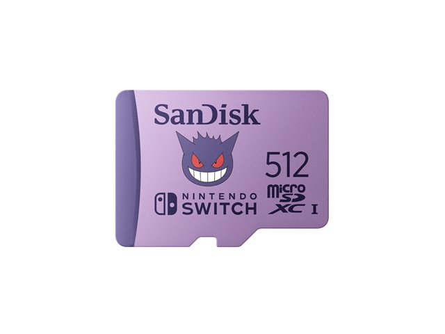 SanDisk - Flash memory card - 512 GB - Video Class V30 / UHS-I U3 - microSDXC UHS-I