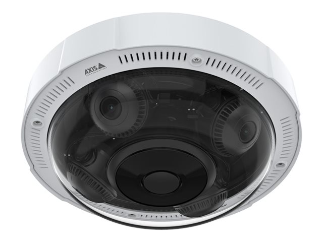 AXIS P37 Series P3738-PLE - Network panoramic camera - dome - outdoor - vandal / weatherproof - colour (Day&Night) - 4x2MP - 3840 x 2160 - fixed iris - vari-focal - audio - GbE - H.264, H.265, MJPEG, AVC, HEVC, MPEG-4 Part 10, MPEG-H Part 2 - PoE Plus Class 4 - TAA Compliant