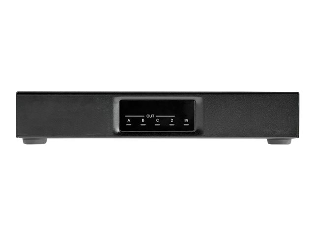 StarTech.com 2x2 HDMI Video Wall Controller, 4K 60Hz HDMI 2.0 Video Input to 4x 1080p Output, Video Wall Processor for Multi Screen Display, Video Wall Splitter, RS232/Ethernet Control - Remote configuration (ST124HDVW) - Video/audio splitter - 4 x HDMI - desktop