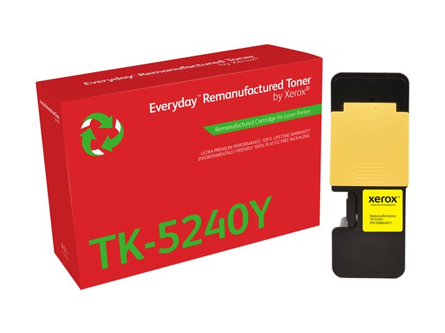 Everyday - Yellow - compatible - box - remanufactured - toner cartridge (alternative for: Kyocera TK-5240Y) - Green World Alliance return programme