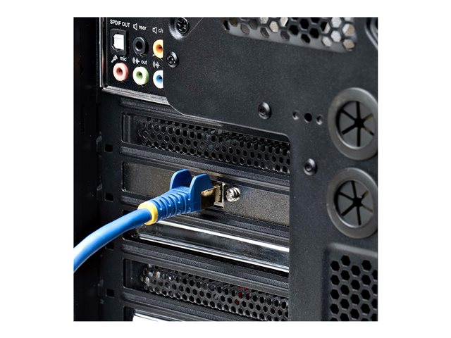 StarTech.com 1-Port 2.5GbE M.2 Network Card, Multi-Gigabit Speeds (2.5G/1G/100M/10M) - NBASE-T (802.3bz), PCIe Ethernet M.2 2280, B/M Key - NIC for SFFs/Desktop PCs, Includes 2ft Cat6 adapter, Full/Low Brackets (MR12GI-NETWORK-CARD) - Network adapter
