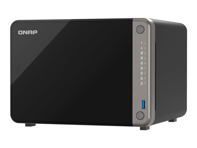 QNAP TS-AI642 - NAS server - 6 bays - SATA 6Gb/s - RAID RAID 0, 1, 5, 6, 10, 50, JBOD - RAM 8 GB - Gigabit Ethernet / 2.5 Gigabit Ethernet - iSCSI support