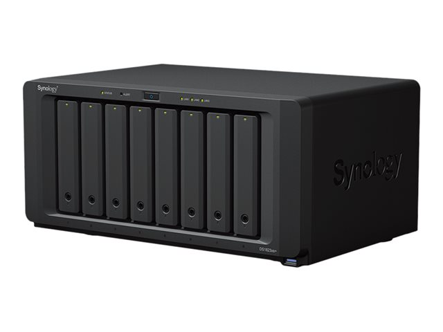 Synology Disk Station DS1823XS+ - NAS server - 8 bays - SATA 6Gb/s - RAID RAID F1, JBOD, RAID 0, 1, 5, 6, 10 - RAM 8 GB - Gigabit Ethernet / 10 Gigabit Ethernet - iSCSI support