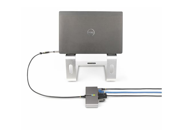 StarTech.com 2-Port USB-C/USB-A Hub with GbE and RS232 Serial, 2x USB-A - Hub - 2 x USB 3.2 Gen 1 - desktop