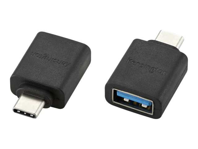Kensington CA1010 - USB adapter - 24 pin USB-C (M) to USB Type A (F) - 5 V - 3 A - halogen-free, molded - black
