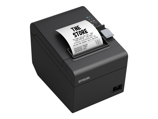 Epson TM T20III - Receipt printer - thermal line - Roll (7.95 cm) - 203 x 203 dpi - up to 250 mm/sec - USB 2.0, serial - cutter - black