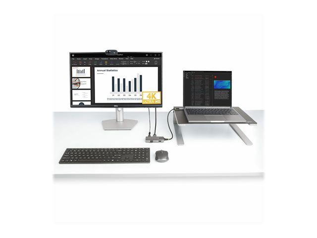 StarTech.com USB-C Multiport Adapter, 4K 60Hz HDMI, HDR, 3-Port USB Hub, 100W Power Delivery Pass-Through, USB Type C Mini Docking Station, Certified Works with Chromebook - Windows, macOS, iPadOS, Android (104B-USBC-MULTIPORT) - Docking station - US
