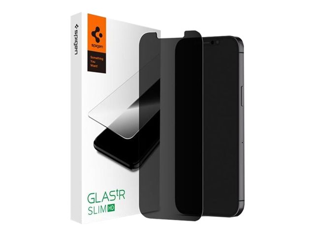 Spigen iPhone 16e/14/13 Pro/13 Glas.tR Slim HD FC Black (1P)