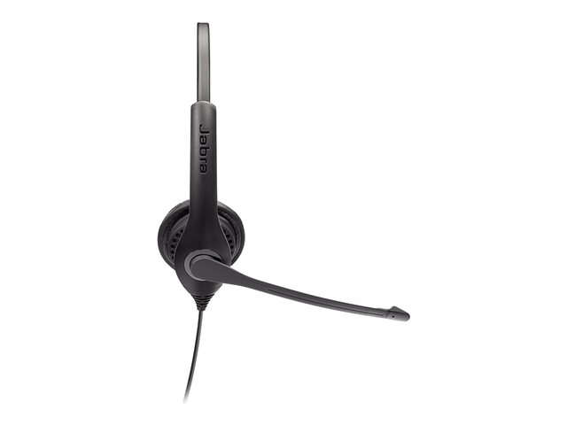 Jabra BIZ 1100 USB Duo - Headset - on-ear - wired - USB - black - academic - Certified for Microsoft Teams, Zoom Certified