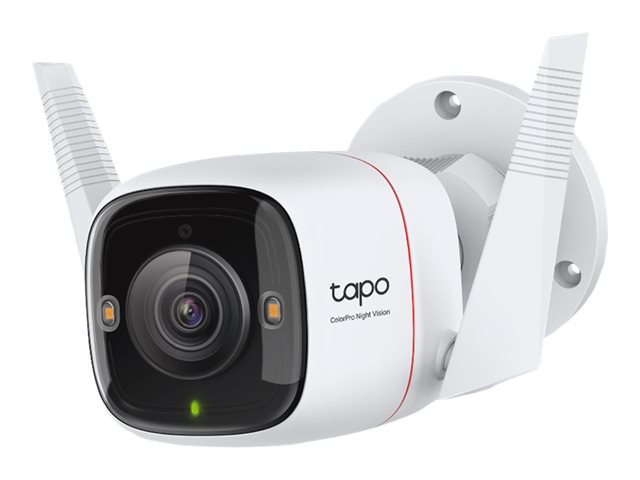 Tapo C325WB V1 - Network surveillance camera - bullet - outdoor - dustproof / weatherproof - colour (Day&Night) - 4 MP - 2688 x 1520 - 2K - fixed focal - audio - wireless - Wi-Fi - 2.4GHz radio - H.264 - DC 9 V