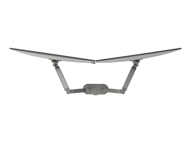 Chief Koncis Dual Monitor Desk Mount - For Displays 10-32\" - Silver - Mounting kit (dual arm, arm desk clamp base) - for 2 LCD displays - silver - screen size: up to 32\" - clamp mountable, grommet, desk-mountable