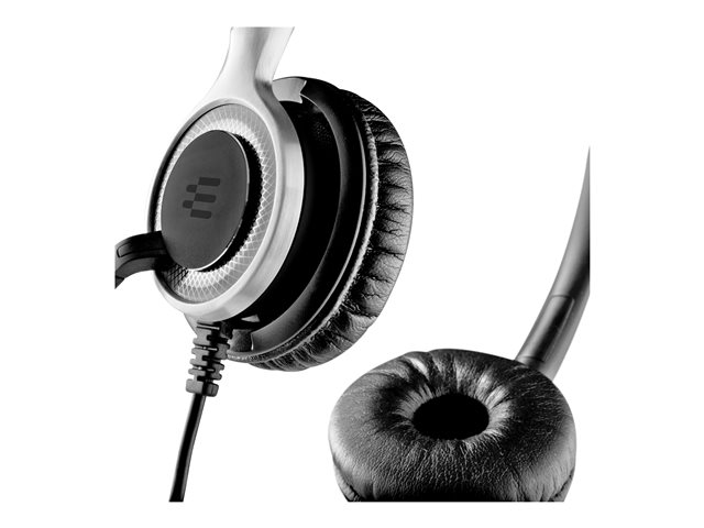 EPOS IMPACT SC 660 TC - Headset - on-ear - wired - Easy Disconnect - black with silver