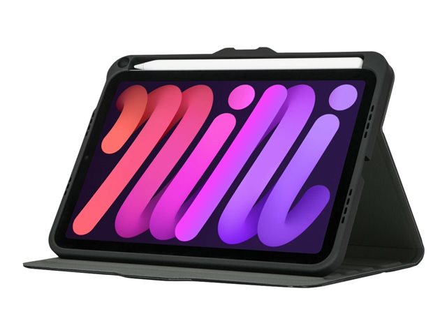 Targus VersaVu - Flip cover for tablet - black - for Apple iPad mini (6th generation)
