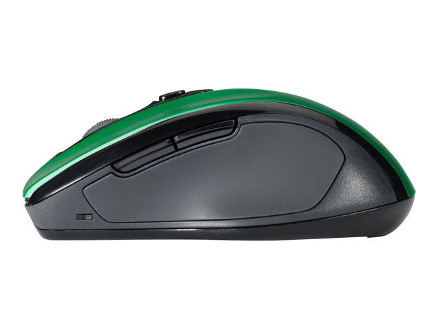 Kensington Pro Fit Mid-Size - Mouse - right-handed - optical - wireless - 2.4 GHz - USB wireless receiver - Emerald Green