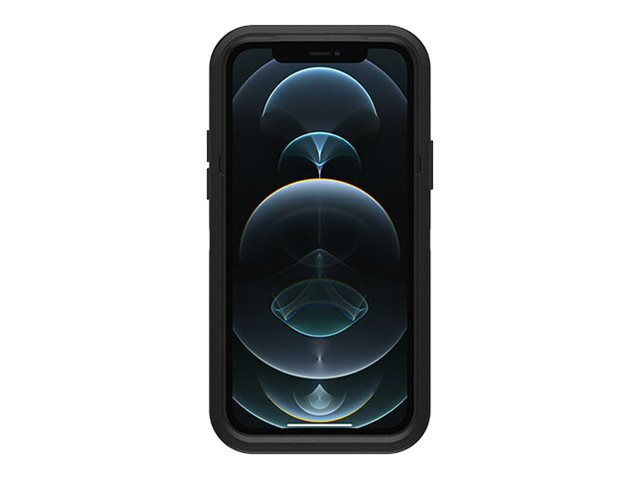OtterBox Defender Series XT with MagSafe - Back cover for mobile phone - polycarbonate, synthetic rubber - black - for Apple iPhone 12, 12 Pro
