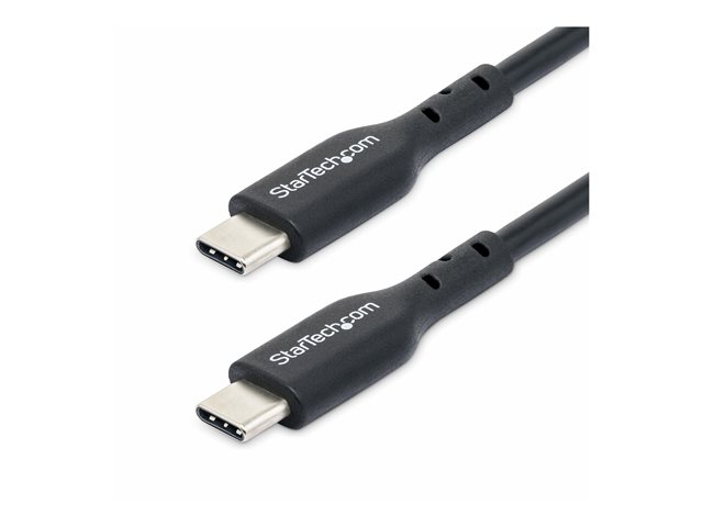 StarTech.com 3m USB-C Charging Cable, USB C Cable, 60W 3A PD - USB cable - 24 pin USB-C (M) to 24 pin USB-C (M) - USB 2.0 - 5 / 9 / 12 / 15 / 20 V - 3 A - 3 m - USB Power Delivery (60W), Power Delivery 2.0 support, halogen-free, passive - black