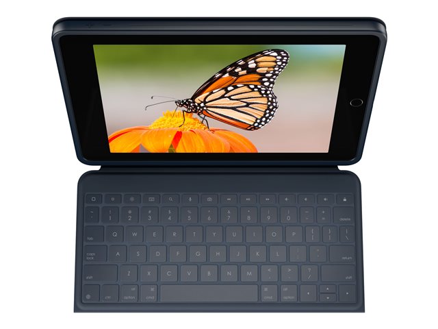 Logitech Rugged Combo 3 For Education - Keyboard and folio case - Apple Smart connector - K-12 education - for Apple 10.2-inch iPad (7th generation, 8th generation, 9th generation)