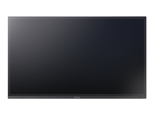Sharp AQUOS BOARD PN-LA752 - 75\" Diagonal Class (74.5\" viewable) - PN-LC2 Series LED-backlit LCD display - education / business - with touchscreen (multi touch) - Windows - 4K UHD (2160p) 3840 x 2160 - HDR - direct-lit LED