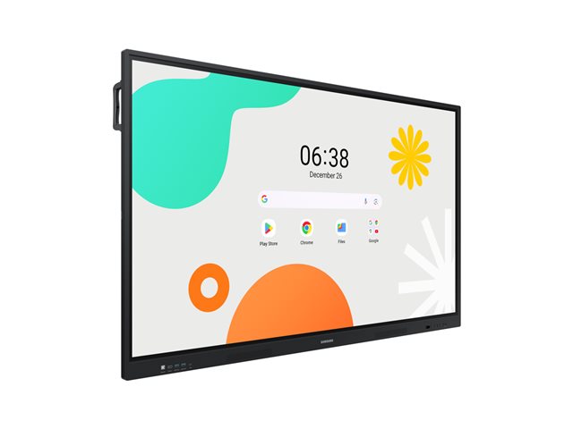 Samsung Interactive Display WA86F - 86\" Diagonal Class WAF Series LED-backlit LCD display - education / business - with touchscreen (multi touch) - Android - 4K UHD (2160p) 3840 x 2160 - black
