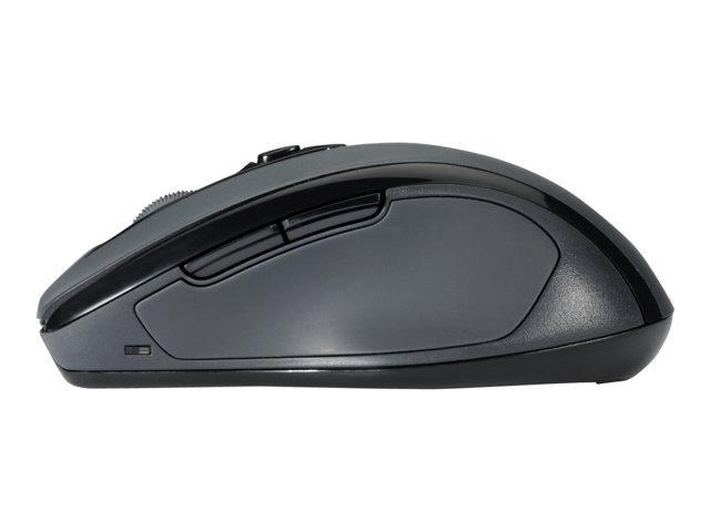 Kensington Pro Fit Mid-Size - Mouse - right-handed - optical - 5 buttons - wireless - 2.4 GHz - USB wireless receiver - graphite grey