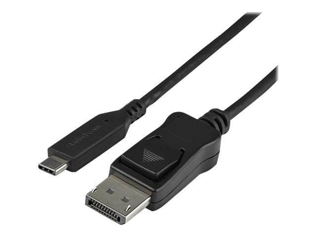 StarTech.com 3.3ft/1m USB C to DisplayPort 1.4 Cable, 4K/5K/8K USB Type-C to DP 1.4 Alt Mode Video Adapter Converter, HBR3/HDR/DSC, 8K 60Hz DP 1.4 Monitor Cable for USB-C and Thunderbolt 3 - USB-C to DP 8K Cable (CDP2DP141MB) - External video adapter - USB-C - DisplayPort - black - for P/N: TB4CDOCK