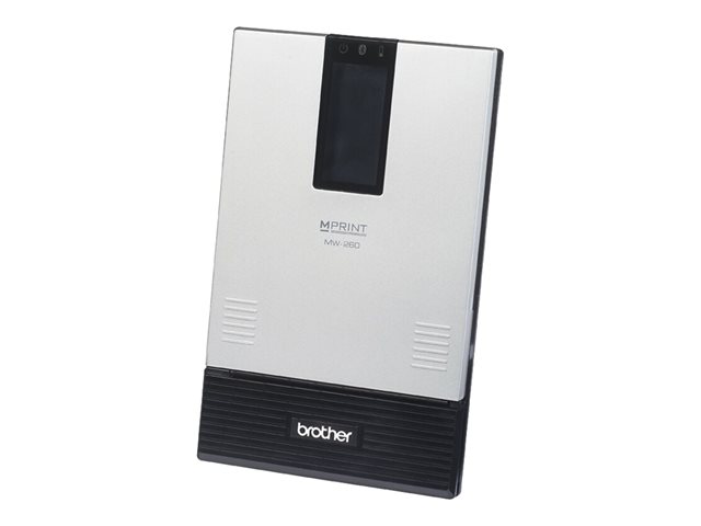 Brother m-PRINT MW-260A - Printer - B/W - direct thermal - A6 - 300 dpi - up to 3 ppm - capacity: 50 sheets - USB, Bluetooth, IrDA