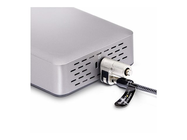 StarTech.com USB4 Docking Station, USB-C 40Gbps, Dual Video HDMI, Up to 2x 4K 60Hz 4:4:4 (RGB) or 2x 4K 120Hz 4:2:2, Multi-Monitor Dock, 6x USB, 2.5GbE, 100W PD - Docking station - USB4 / Thunderbolt 4 - 2 x HDMI - 1GbE, 2.5GbE - 180 Watt