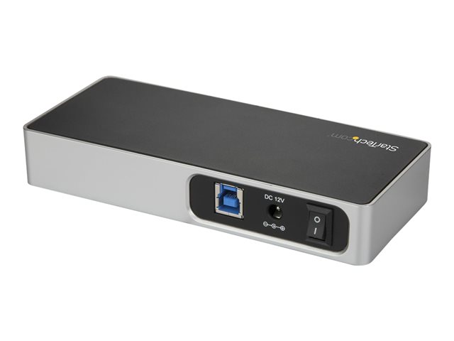 StarTech.com 7 Port USB C Hub with Fast Charge Port, USB-C to 5x USB-A 2x USB-C USB 3.0 (USB 3.1/3.2 Gen 1 SuperSpeed 5Gbps), Self Powered Type-C Hub w/ Power Adapter, Desktop/Laptop Hub - Windows/macOS/Linux (HB30C5A2CSC) - Hub - 5 x SuperSpeed USB 3.0 + 2 x USB-C - desktop