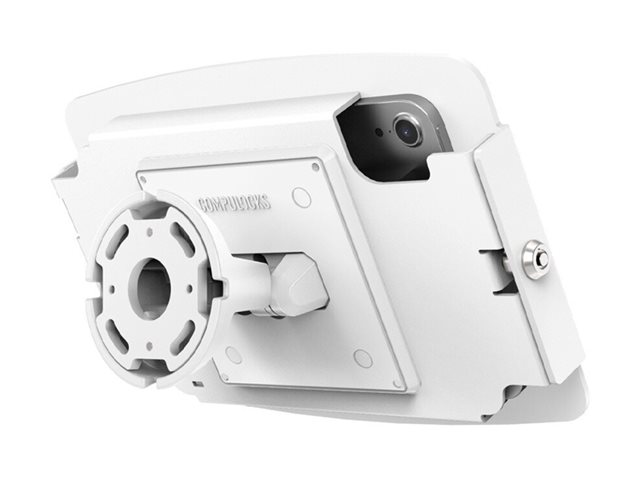 Compulocks iPad mini 8.3\" Space Enclosure Tilting Wall Mount - Mounting kit (enclosure, wall mount) - exposed camera and buttons, tilting - for tablet - lockable - aluminium - white - screen size: 8.3\"