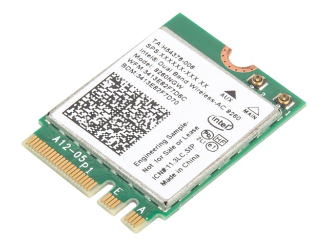 Lenovo ThinkPad Fibocom L850-GL CAT9 WWAN Module II - Wireless cellular modem - 4G LTE - M.2 Card - 450 Mbps - for ThinkPad X1 Carbon (7th Gen) 20QD, 20QE (WWAN upgradable), X1 Carbon Gen 8 20UA