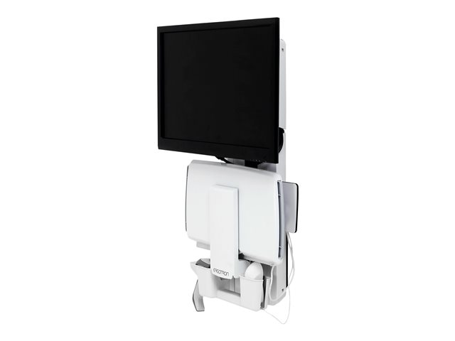 Ergotron StyleView Vertical Lift, Patient Room - Monitor / keyboard mouning kit (vertical) - sit-stand - wall mountable - up to 24\" - white