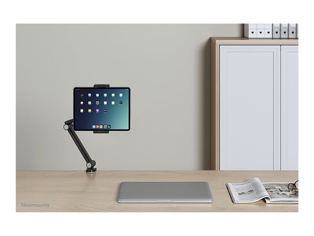 Neomounts DS15-545BL1 - Mounting kit (universal mount) - full-motion - for tablet - steel - black - screen size: 4.7\"-12.9\" - desk-mountable