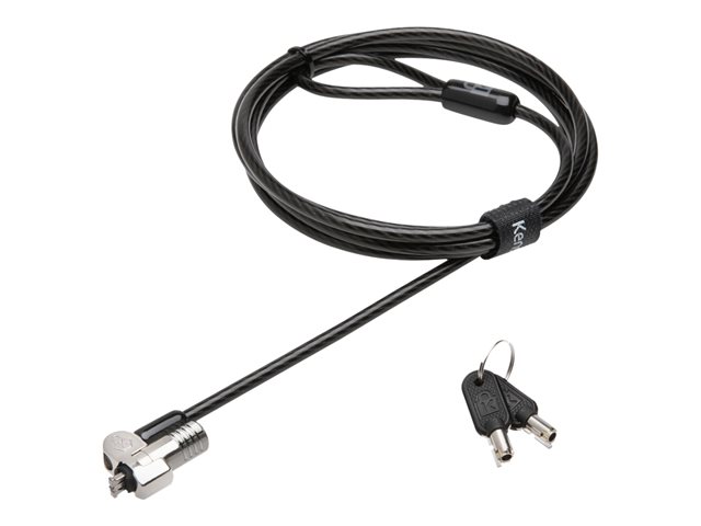 Kensington NanoSaver Keyed Laptop Lock - Master Keyed - Security cable lock - silver - 1.8 m