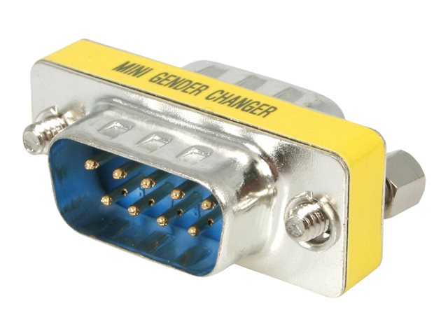 StarTech.com Slimline Serial DB9 Gender Changer - M/M - Serial gender changer - DB-9 (M) to DB-9 (M) - GC9SM - Serial gender converter - DB-9 (M) to DB-9 (M) - for P/N: IC232TTL