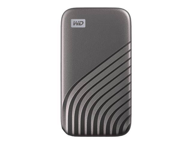WD My Passport SSD WDBAGF0040BGY - SSD - encrypted - 4 TB - external (portable) - USB 3.2 Gen 2 (USB-C connector) - 256-bit AES - grey