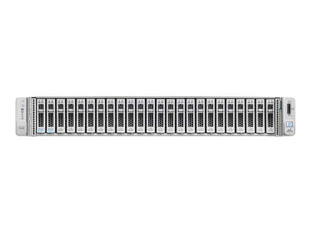 Cisco UCS SmartPlay Select C240 M5SX - Server - rack-mountable - 2U - 2-way - 2 x Xeon Silver 4110 / up to 3 GHz - RAM 32 GB - SATA/SAS - hot-swap 2.5\" bay(s) - no HDD - Pilot 4 - Gigabit Ethernet, 10 Gigabit Ethernet - monitor: none - remanufactured