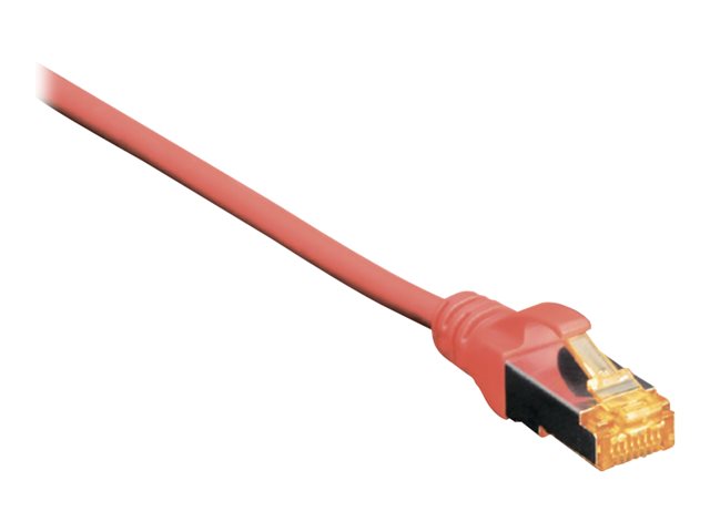 DIGITUS CAT 6A S-FTP PATCH CABLENGTH 0.5M COLOR RED