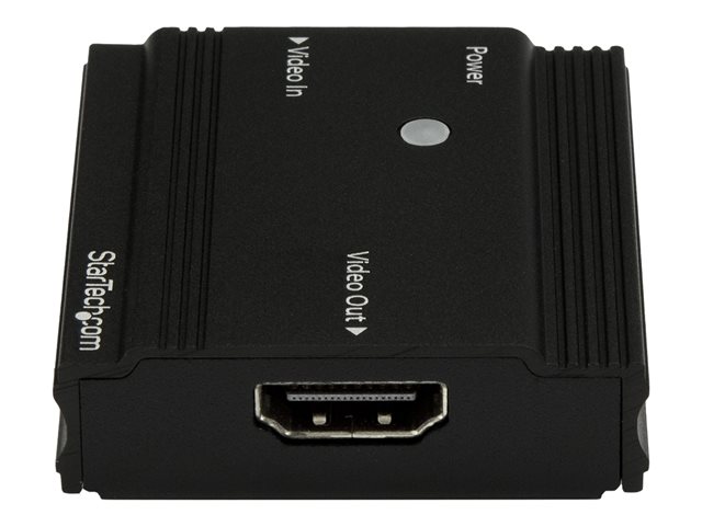 StarTech.com 115 ft. (35 m) 4K HDMI Extender - HDMI Extender - Up To 4K60 - Amplifier/Booster - HDMI to HDMI Booster (HDBOOST4K) - Video/audio extender - HDMI - up to 35 m
